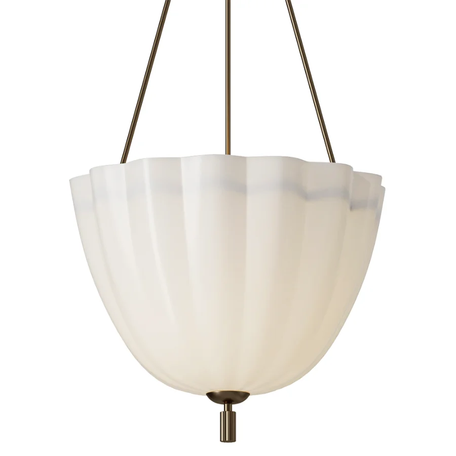 Blueprint Lighting Volare Large Bronze Glass Pendant Lamp - Image 2