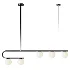 Postmodern Gold Linear Island Pendant Light 5 heads - Thumbnail 1