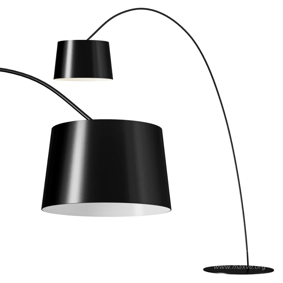 Twiggy Elle Floor Lamp Tunable White Black - Image 1