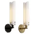 Alen White Glass Wall Sconce - Thumbnail 1