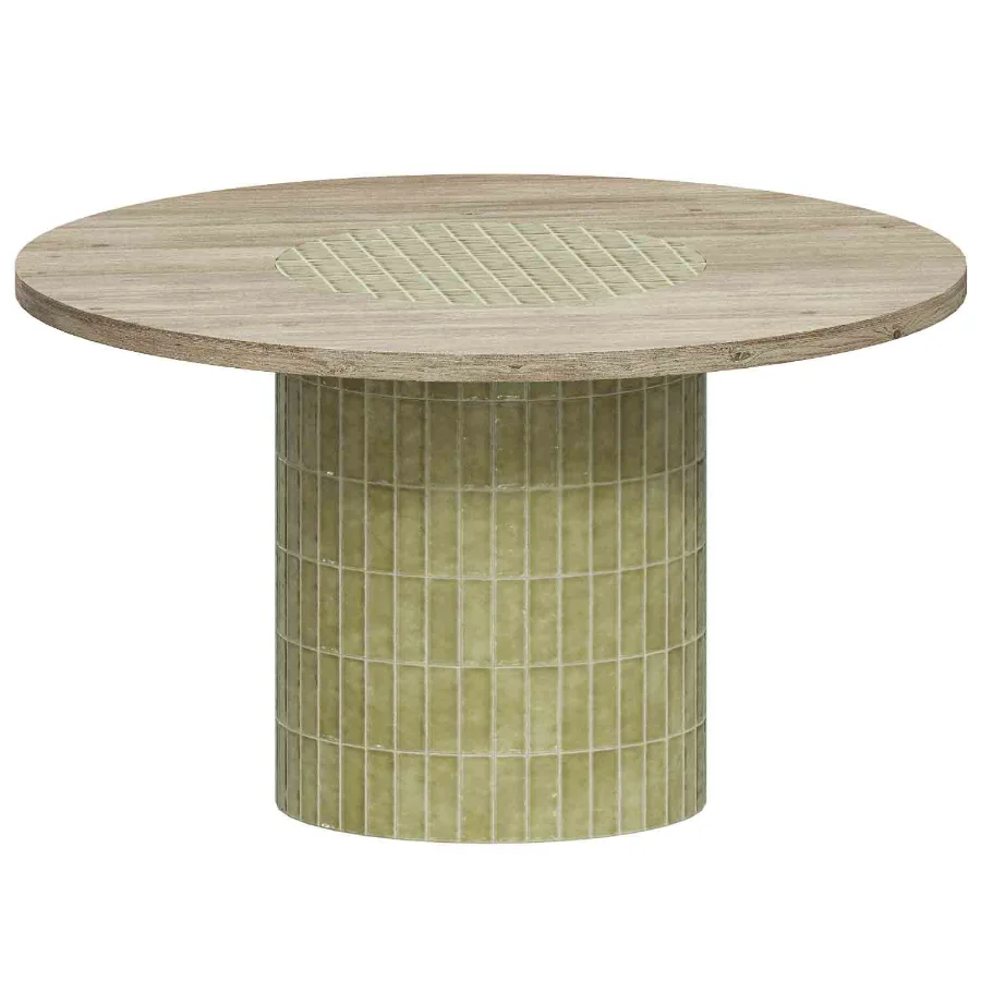 Round Welcome Dining Table in Caramel - Image 5