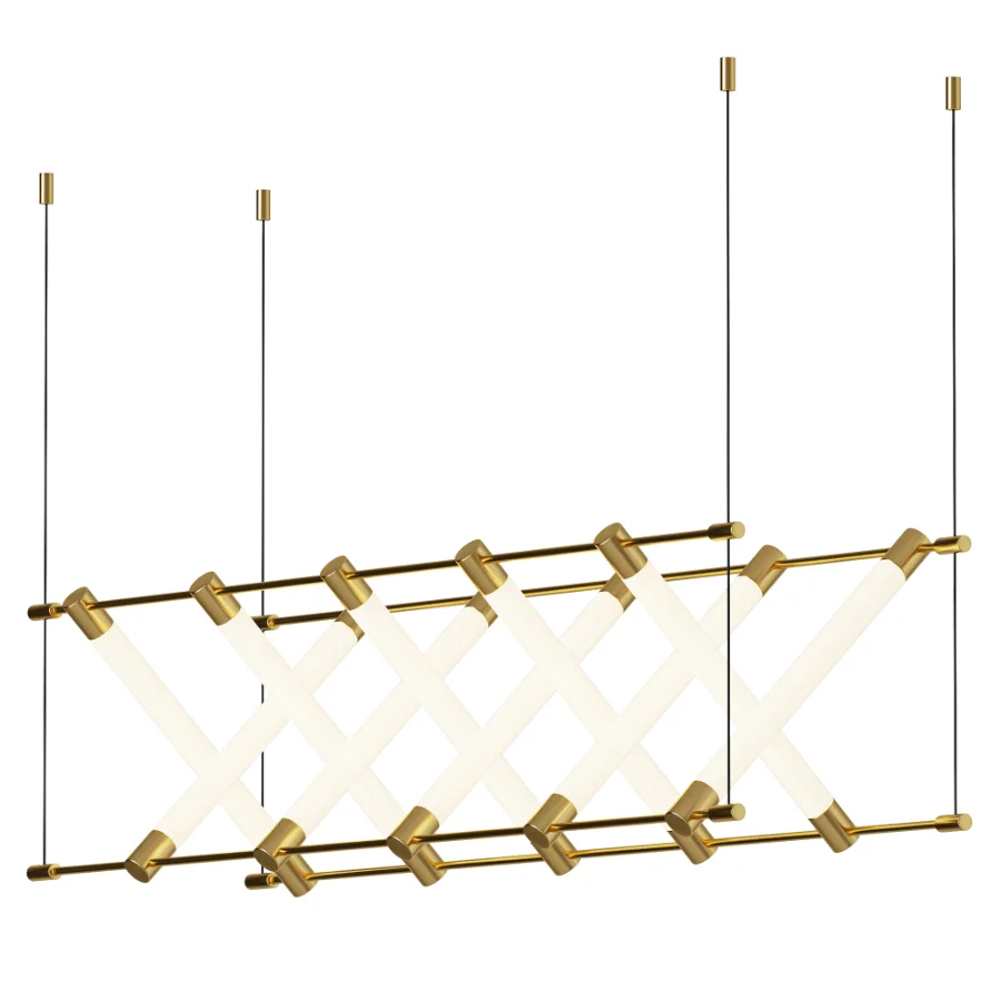 Biosag Lighting Maza Long Linear Chandelier - Image 2