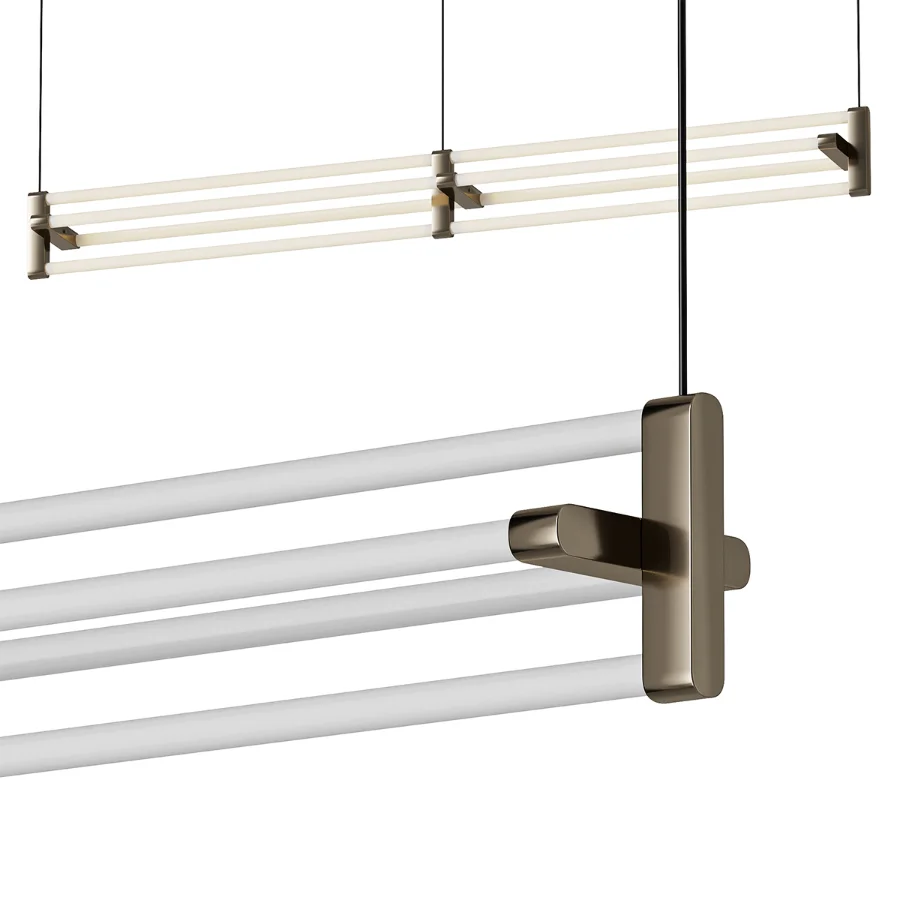 Lopher Contemporary Linear LED Pendant - Image 1