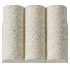 Folia scalloped natural linen wall light - Thumbnail 2
