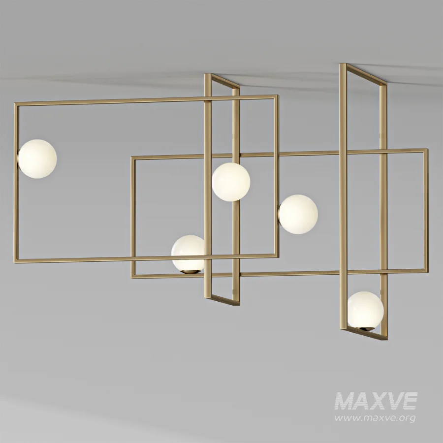 Venicem Mondrian Glass Ceiling Light - Image 2