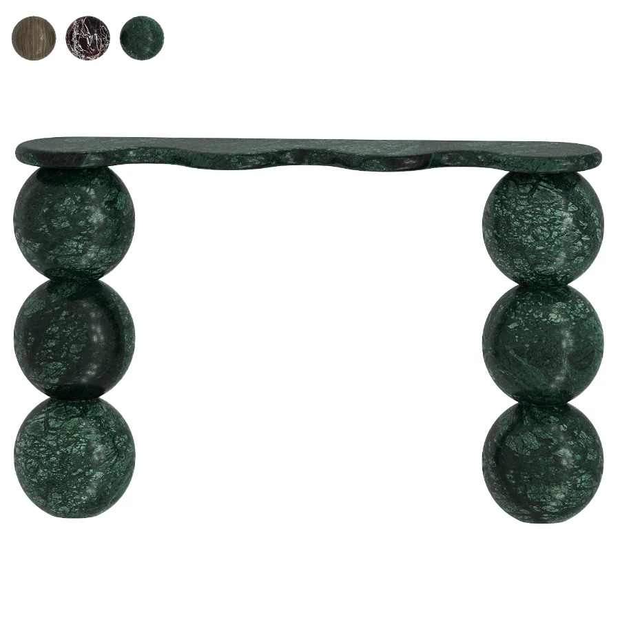 Balla Green Marble Hallway Table - Image 1