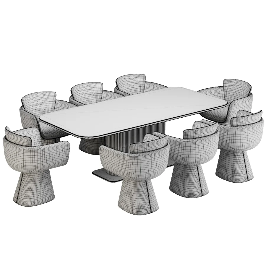 Dinning chair and table341 - Image 5