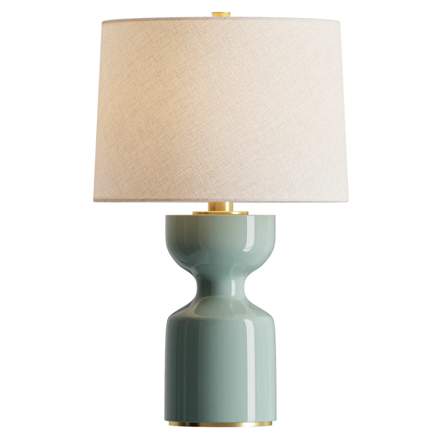 Hudson Valley Locust Grove Porcelain Table Lamp - Image 1