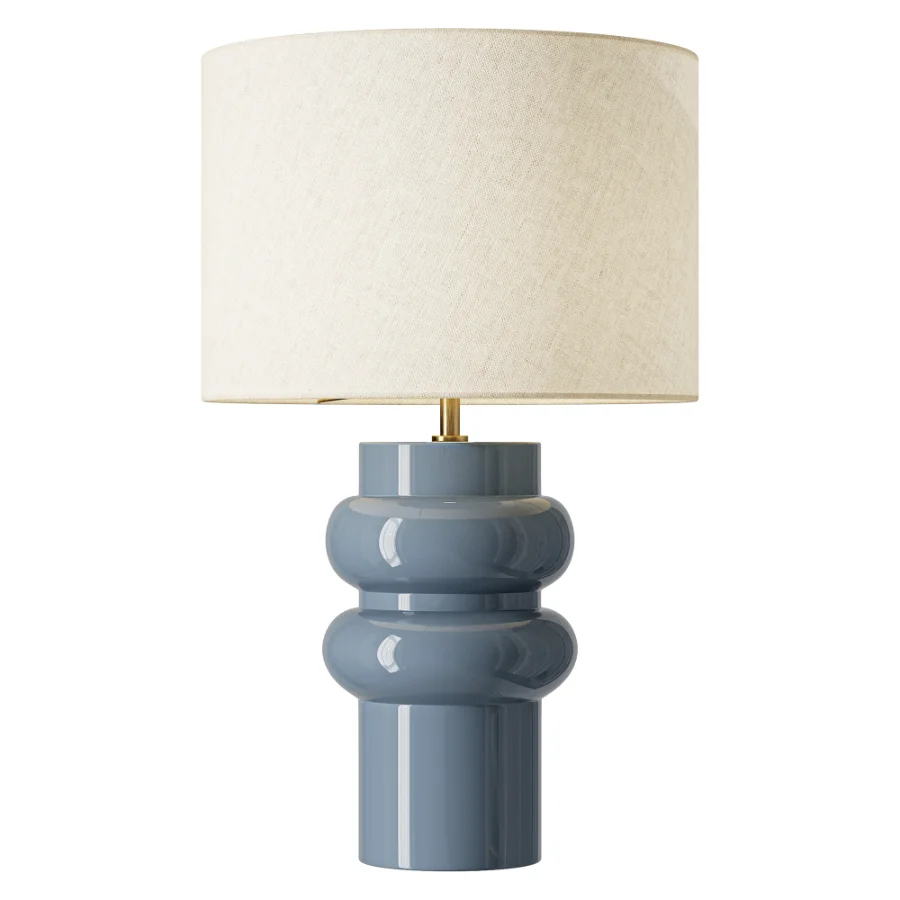 Large Ceramic Table Lamp - Image 2