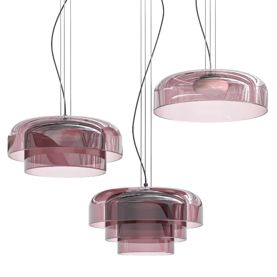 Nordic Designer Creative Medieval Glass Pendant Lights - Image 5