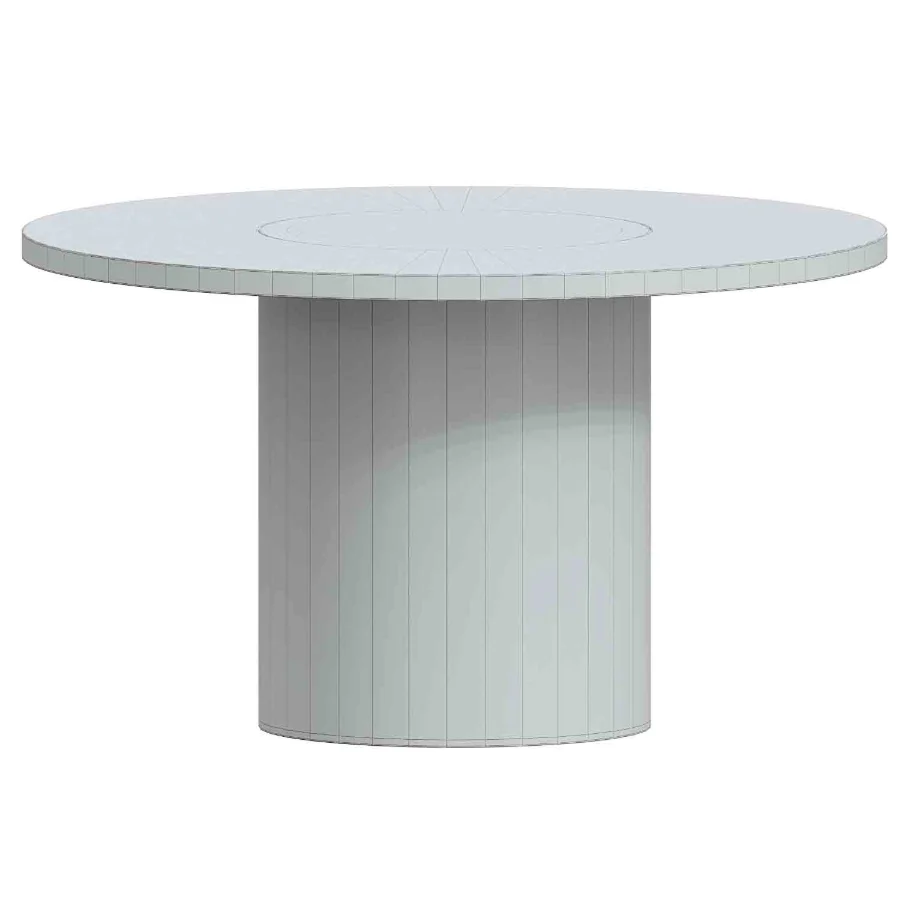 Round Welcome Dining Table in Caramel - Image 1