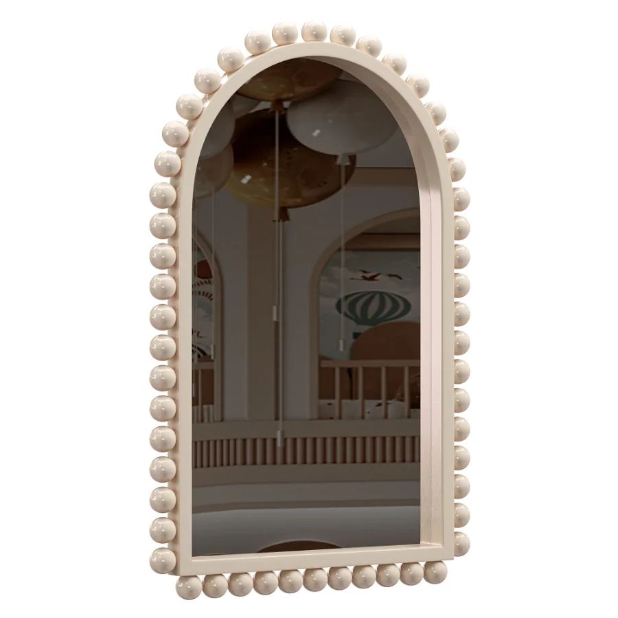 Waltham Solid Wood Arch Mirror - Image 1