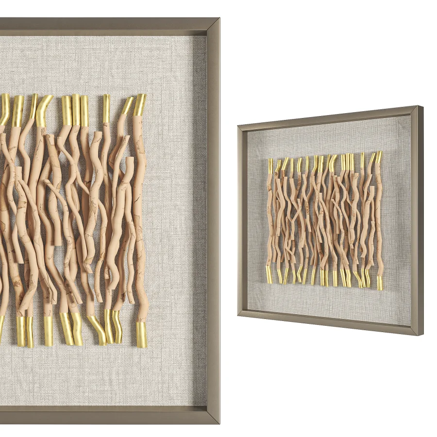 Uttermost Leone Shadow Box Wall Art - Image 1