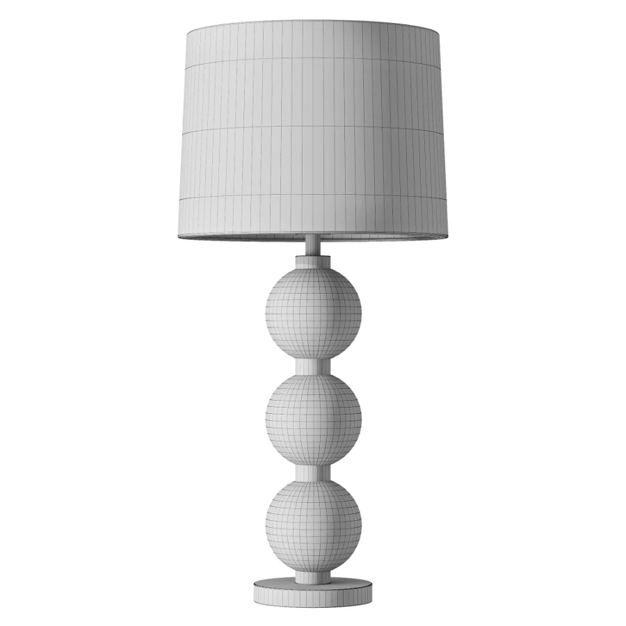 Brienda White Table Lamp - Image 3
