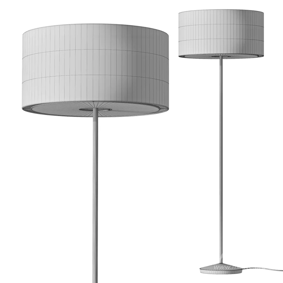 Zara Home Wooden Body Floor Lamp - Image 3