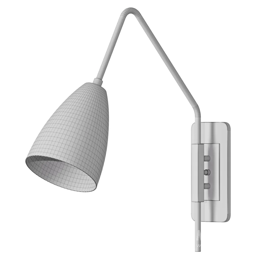 Elska Wall Lamp Walnut Brass Enamel - Image 1