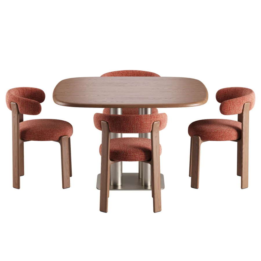 Granite Chair and Melvar Table - Image 4