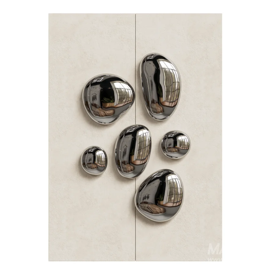 Chrome Bubble Wall Decor 15 - Image 2