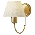 Pottery Barn Holmes Linen Shade Sconce - Thumbnail 1