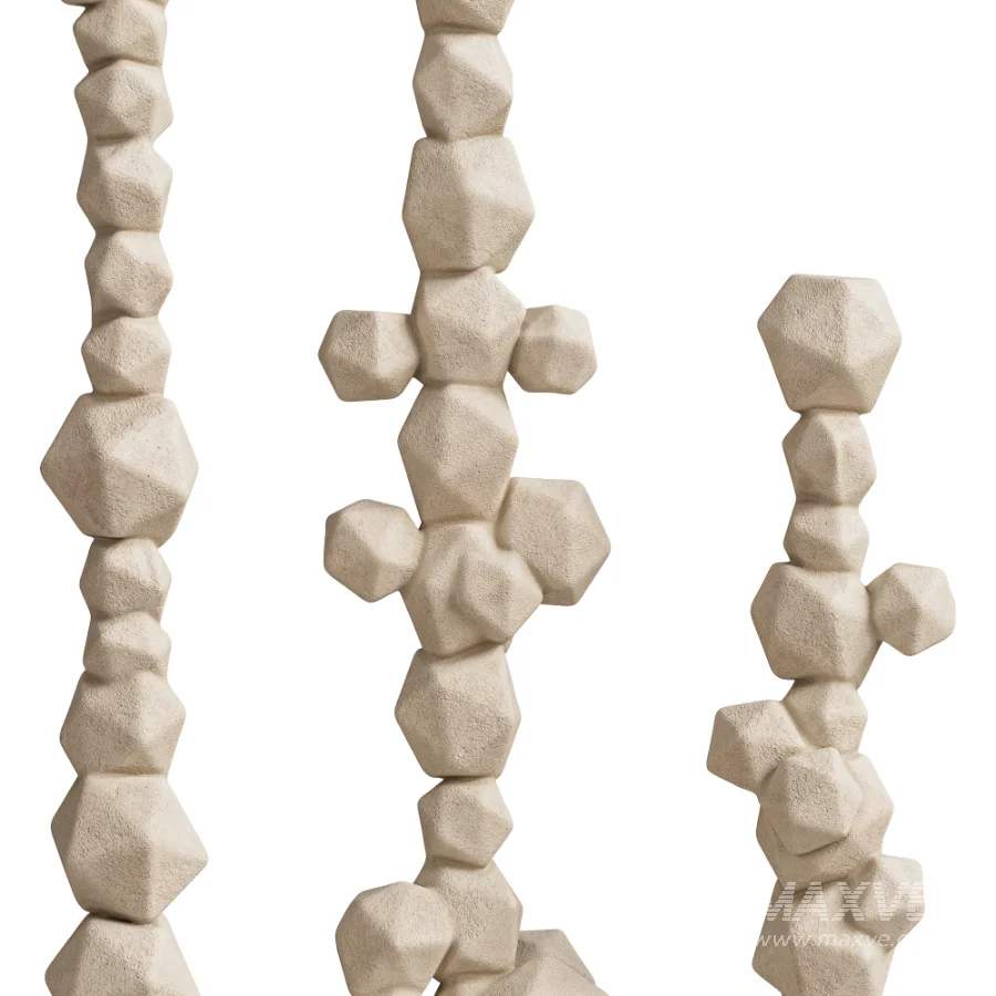 Floor Decorative Geometric Sculpture Set - Image 4