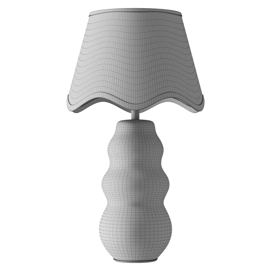 ValueLights Everie Green Stripe Lamp - Image 3