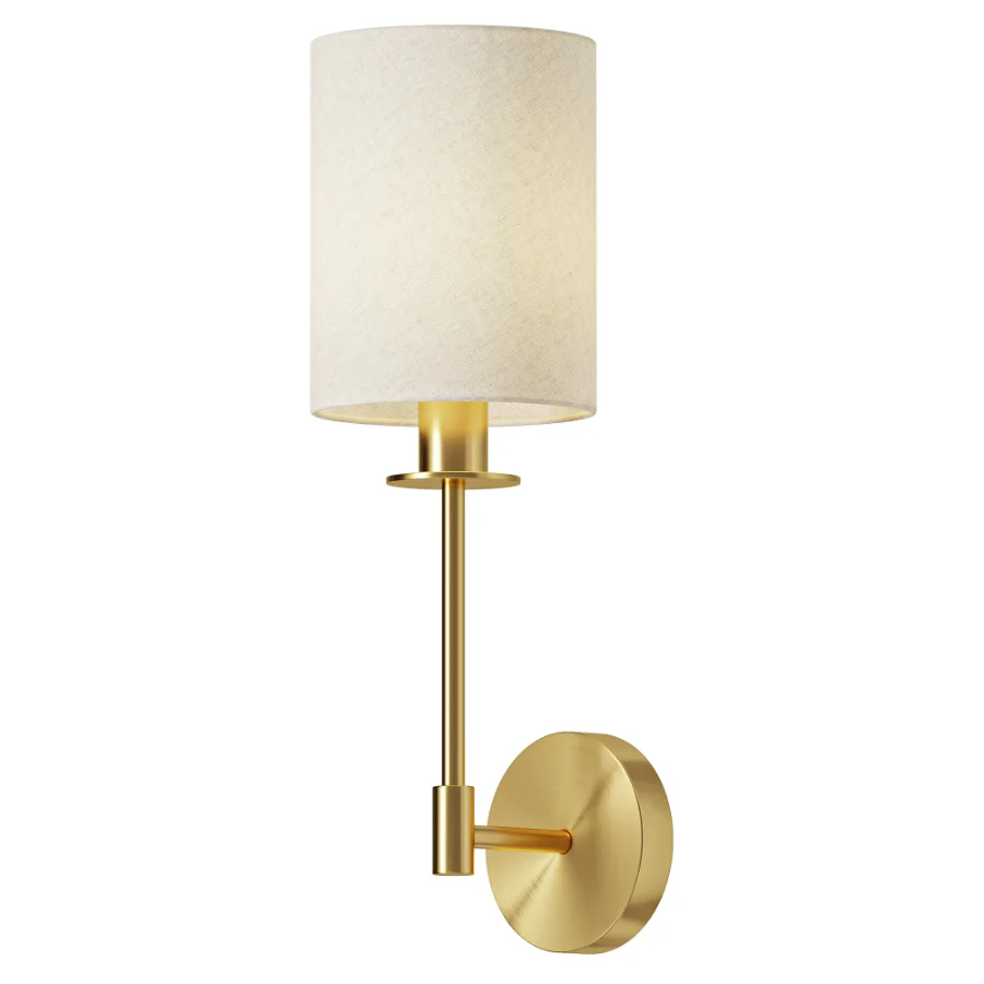 MFI Soho Satin Brass Wall Light - Image 2