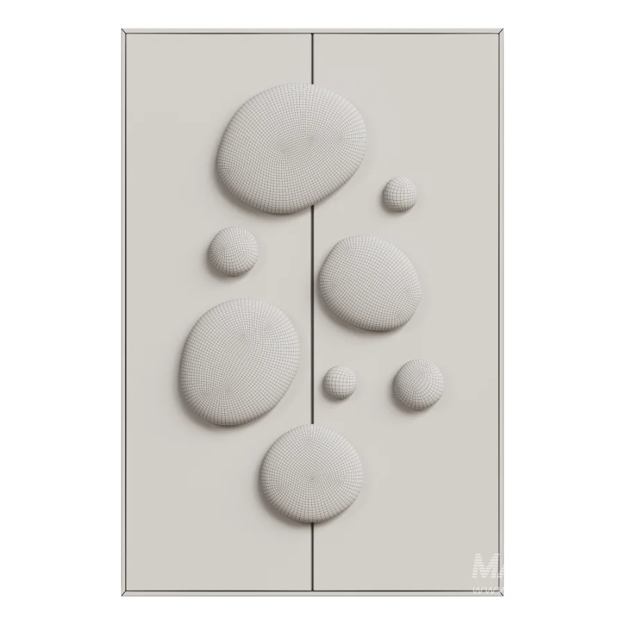 Chrome Bubble Wall Decor 20 - Image 4