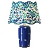 Cath Kidston Blue Strawberry Garden Scallop Spot Table Lamp - Thumbnail 1