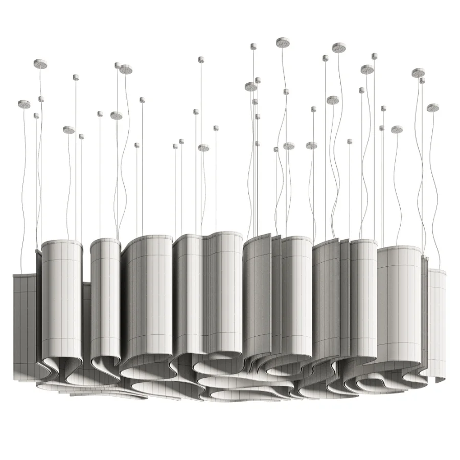 Люстра Волнение Fabric Chandelier 2 - Image 2