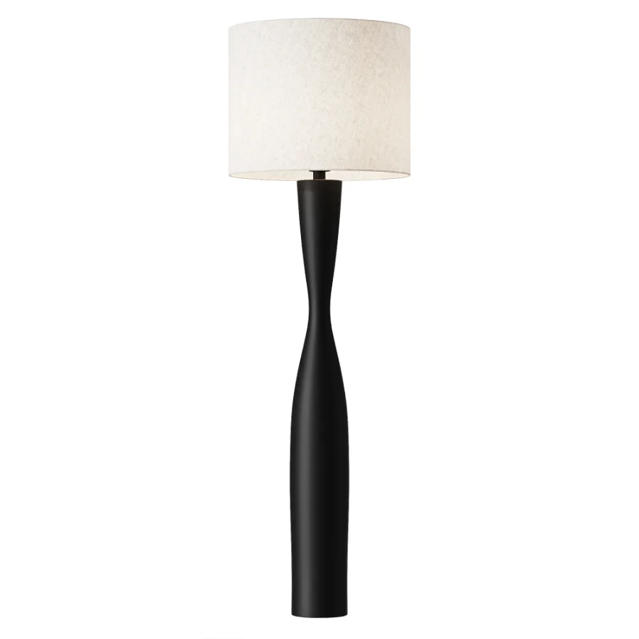 Callum Floor Lamp Base Black - Image 2
