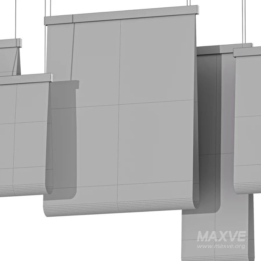 Scluda Curtain Fabric Pendant Light A - Image 3