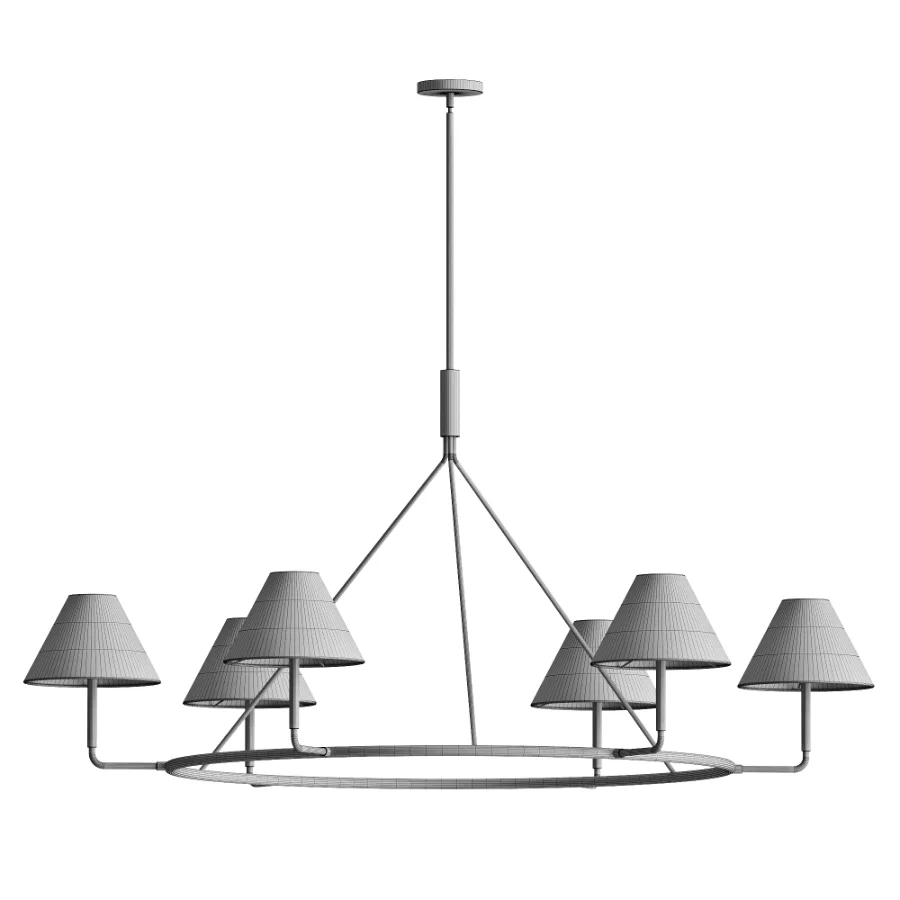 Kensington Metal Round Chandelier - Image 3