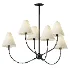 Yara 6 Light Chandelier - Thumbnail 1