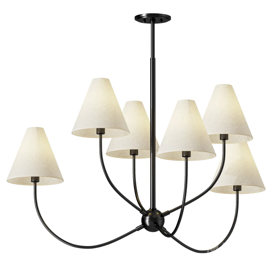 Yara 6 Light Chandelier - Image 1