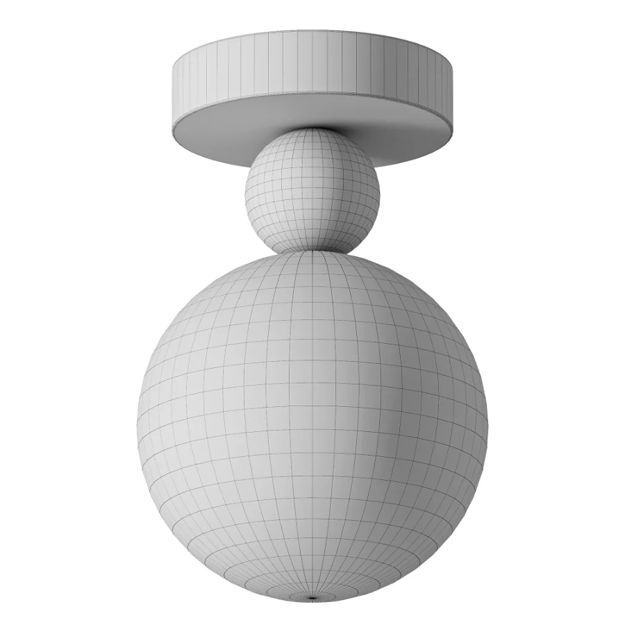 Lunar Resin Ceiling Light - Image 3