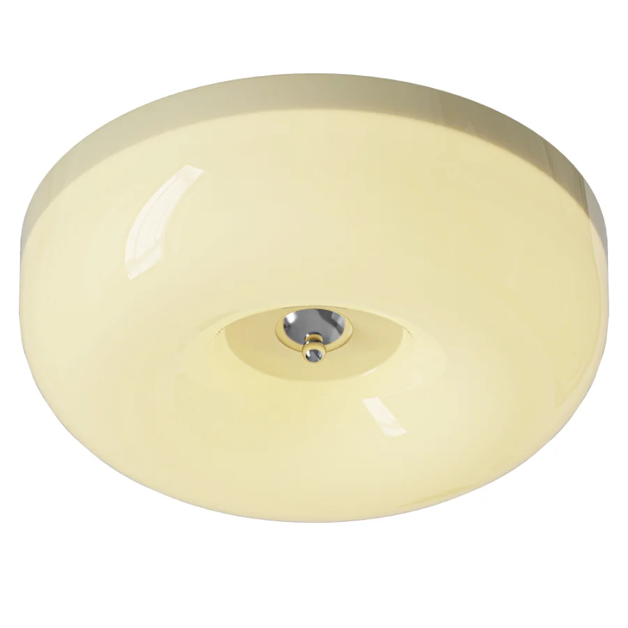 Art Deco Cream Pudding Ceiling Lamp - Image 2