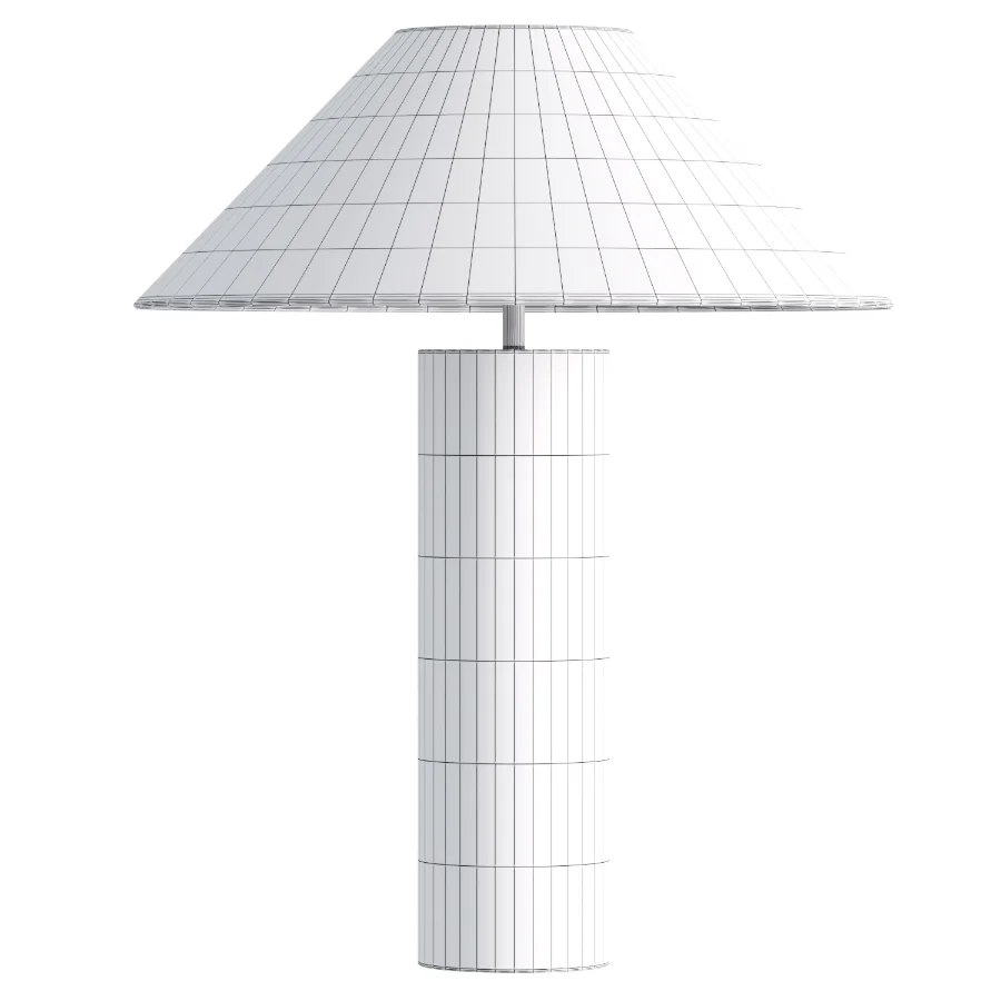 Bleeker Aged Brass And Linen Table Lamp - Image 1