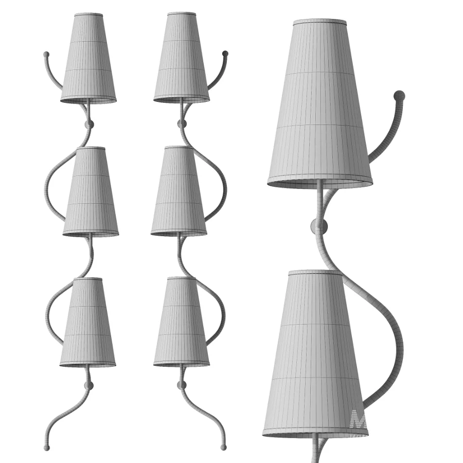 Jean Royere Ondulation Wall Lights - Image 4