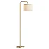 Ellingsworth Gold Fabric Arc Floor Lamp - Thumbnail 2