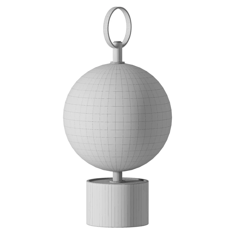 Maytoni Double Moon Black Glass LED Table Lamp - Image 2