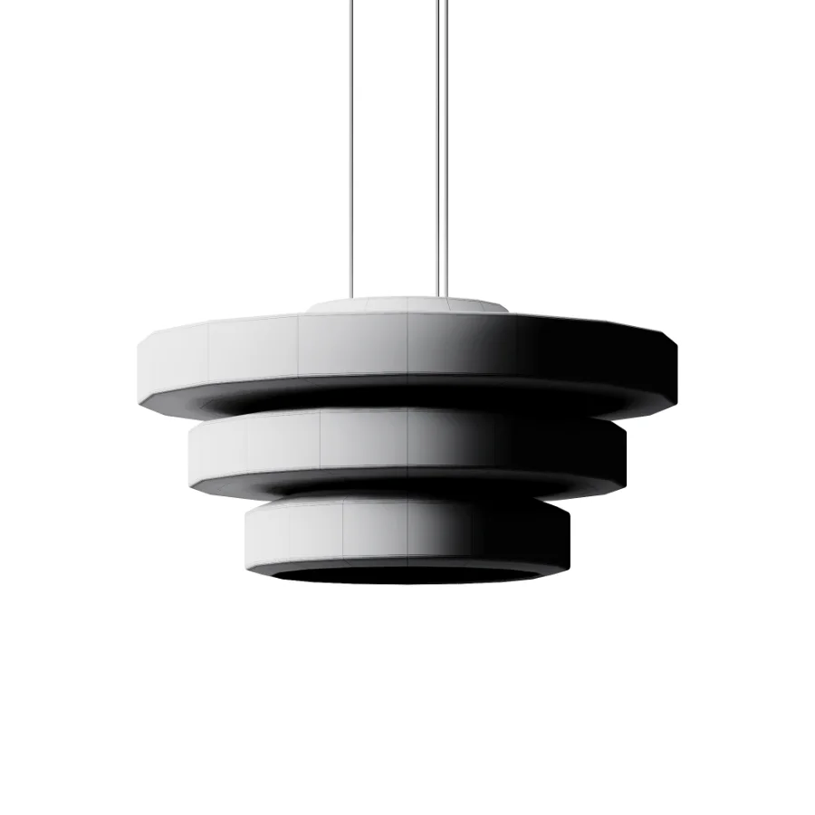 Glass pendant lamp Taonuanshu - Image 3
