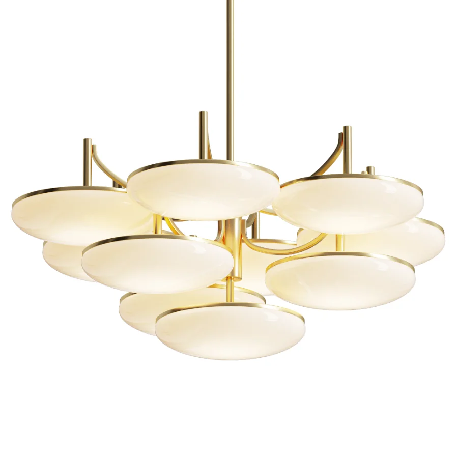 Bregman 10 Light Chandelier - Image 1