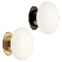 Astro Zeppo Brass Glass Wall Sconce - Thumbnail 1