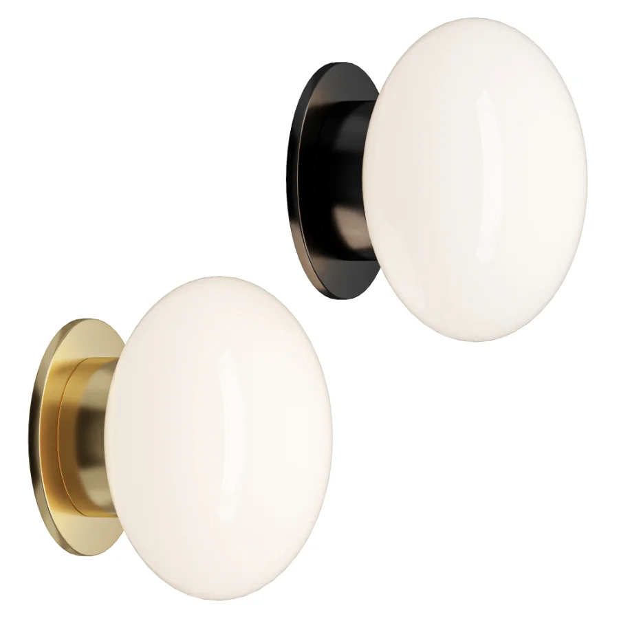 Astro Zeppo Brass Glass Wall Sconce - Image 1