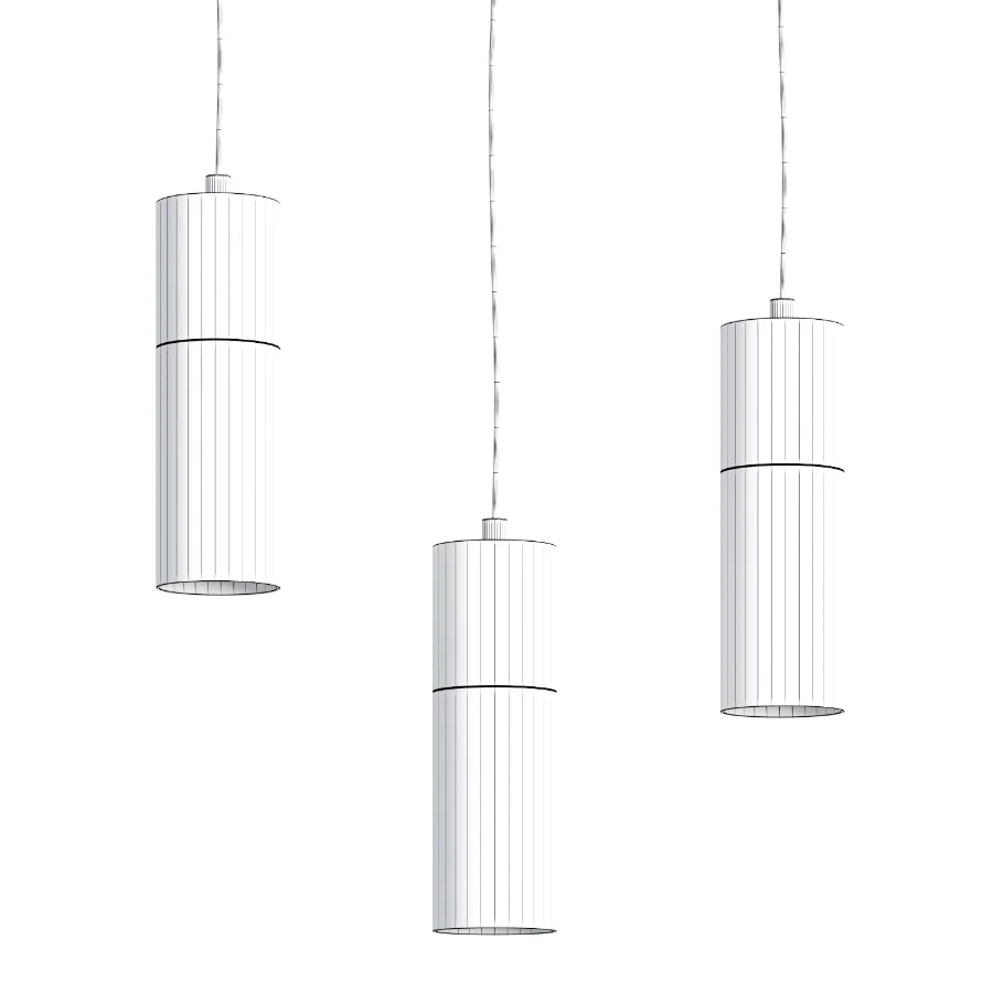 Lind LED Pendant Light in Matt Brass and Alabaster - Image 3