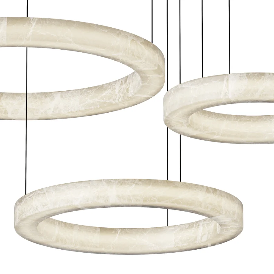 Ceenli Marika Alabaster Chandelier - Image 2