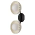 Dixon Double Brass Hemisphere Wall Sconce - Thumbnail 2