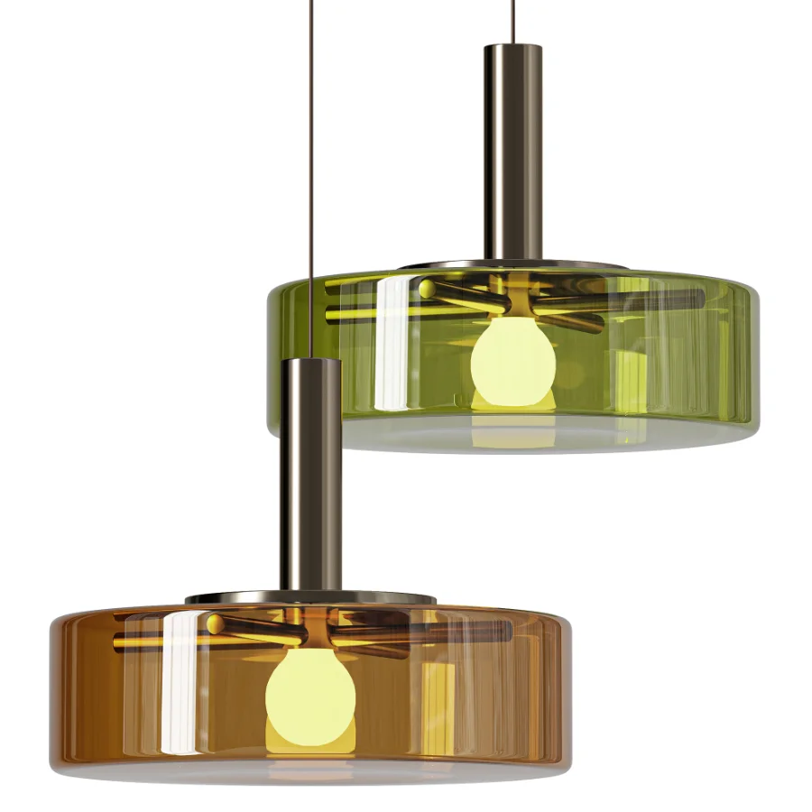 Lamptwist Dechem Studio Magion 6 Glass Pendant Lamp - Image 1