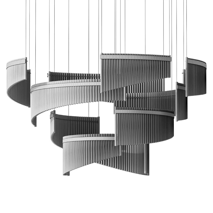 Il Paralume Marina Contemporary Murano Glass Chandelier - Image 5