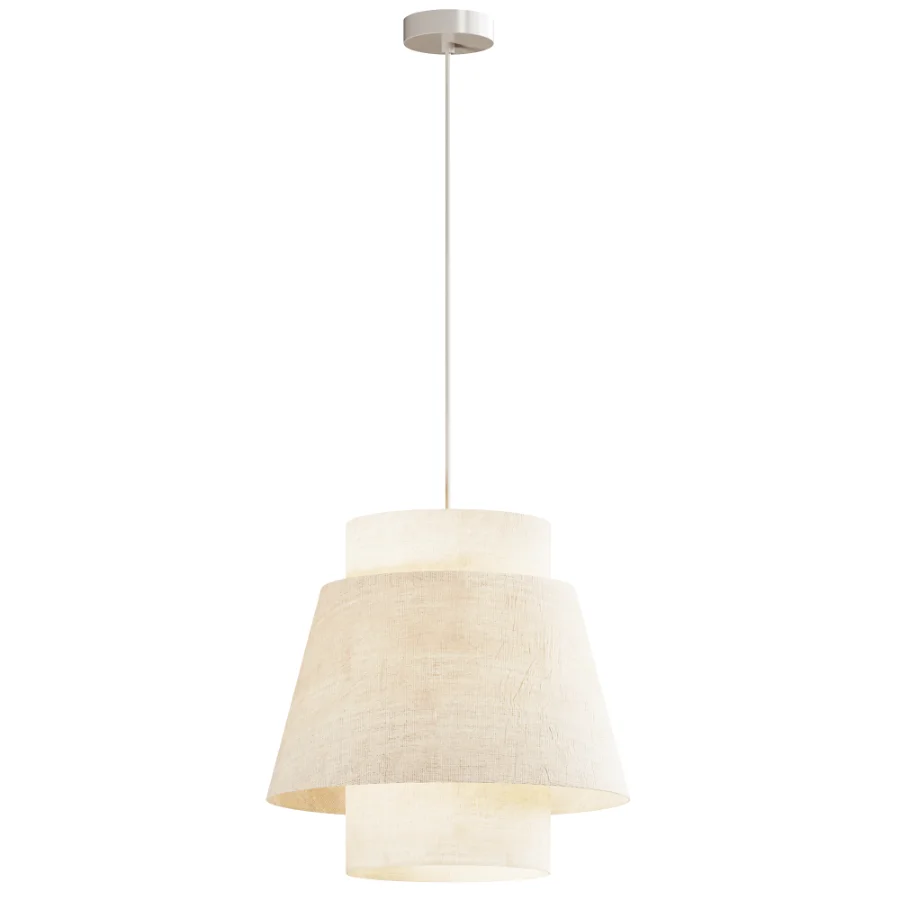 Japandi Tribute Cream Pendant Lamp - Image 2